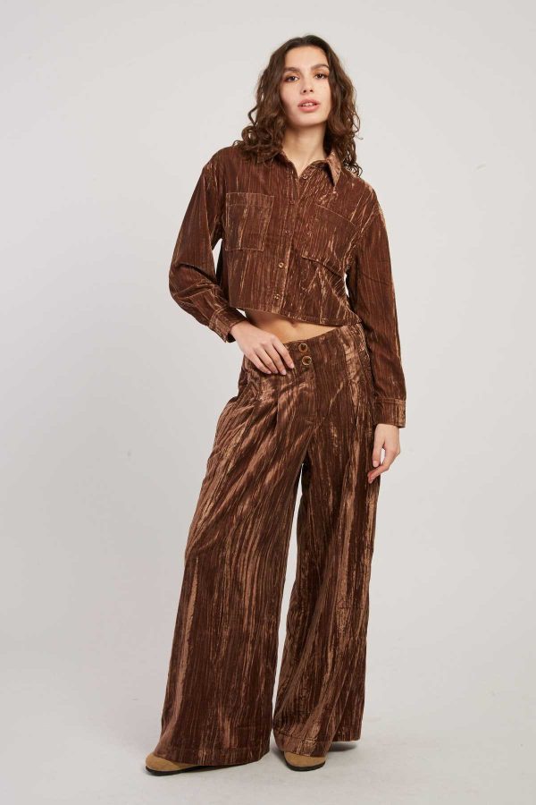 Pantalon large en velours côtelé RALLYE - Image 3