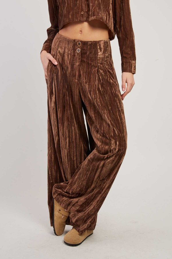 Pantalon large en velours côtelé RALLYE - Image 4