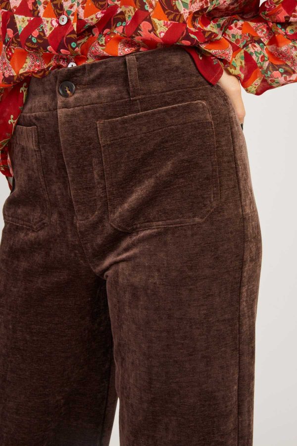 Pantalon droit en velours RAMONA - Image 2