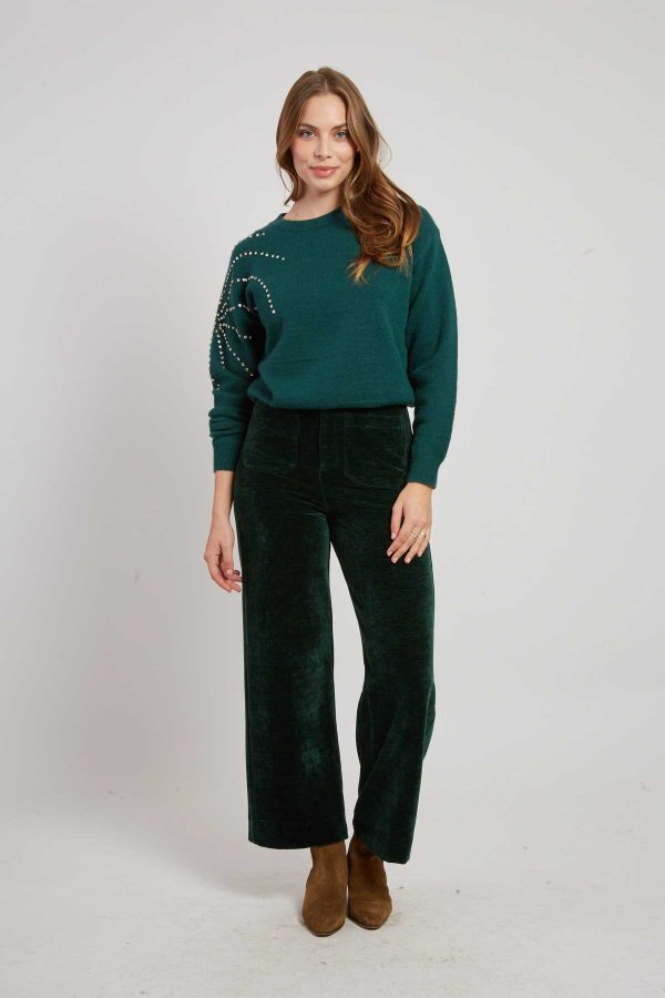 Pantalon droit en velours RAMONA - Image 4