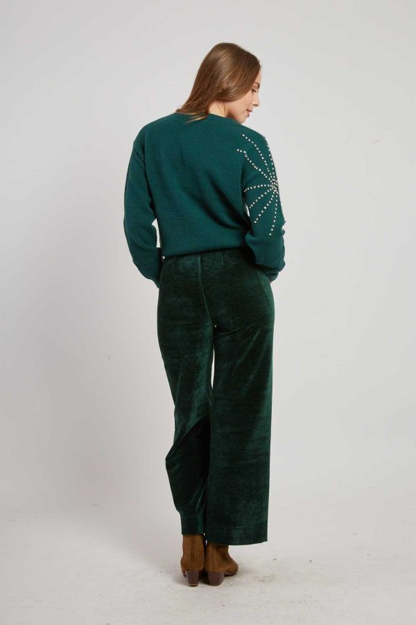 Pantalon droit en velours RAMONA - Image 5