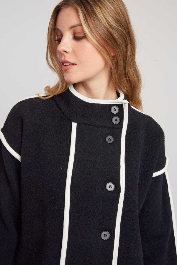 Veste courte col montant LAETICIA - Image 2
