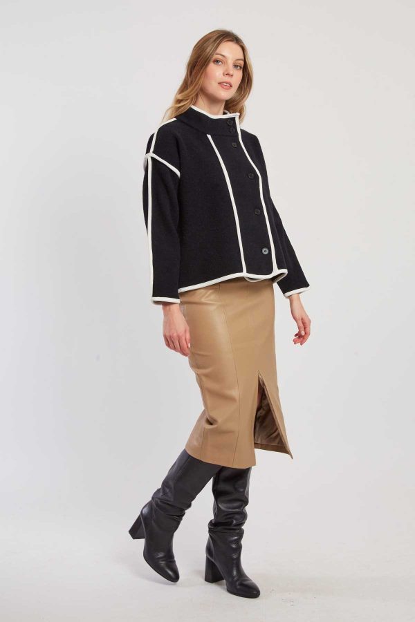 Veste courte col montant LAETICIA - Image 4