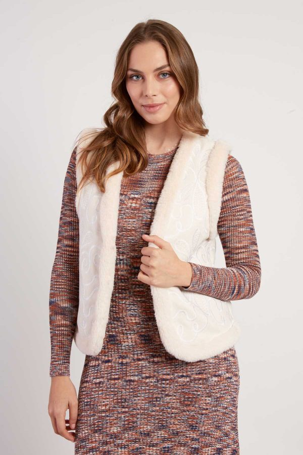Veste réversible sans manches LAURENCE