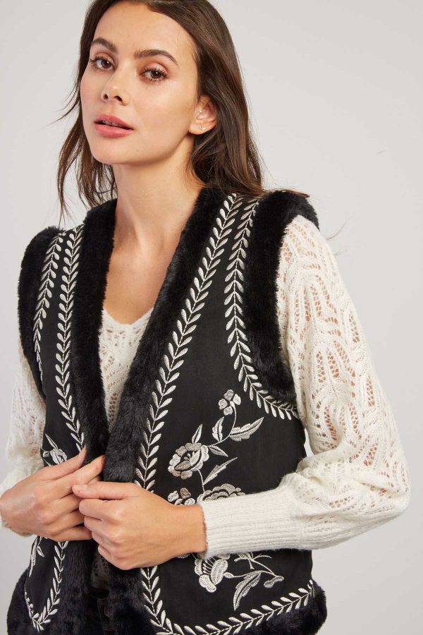 Veste reversible sans manches LAURETTE