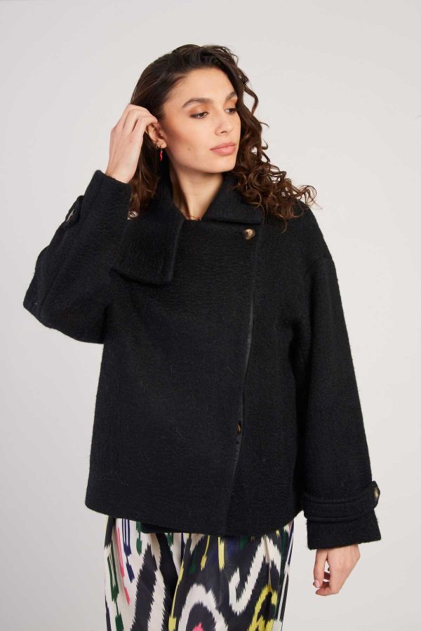 Veste courte en laine LILAS - Image 2
