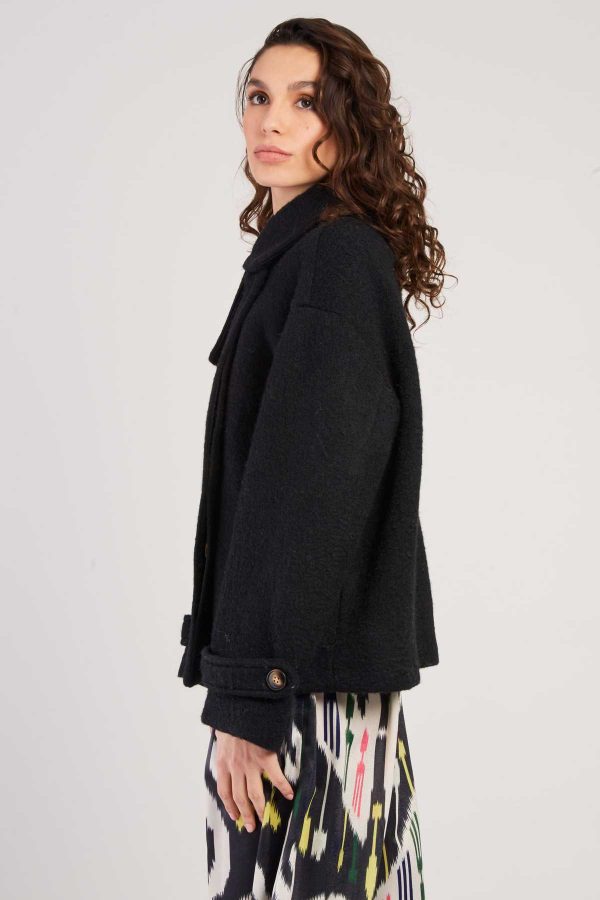 Veste courte en laine LILAS - Image 3