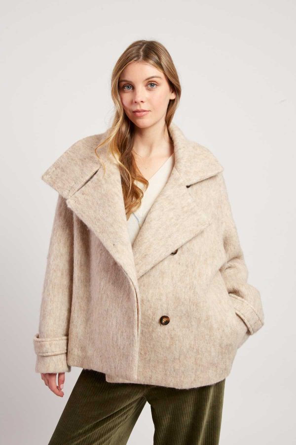 Veste courte en laine LILAS - Image 7