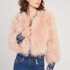 Veste unie en plume LINETTE