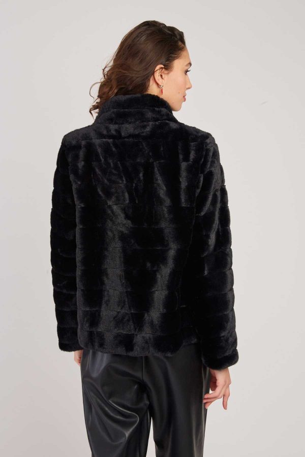Veste courte en fausse fourrure LISETTE - Image 5