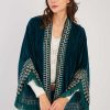 Veste kimono manches longues à broderies LOULOU - Image 4