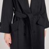 Manteau long uni avec une ceinture LOYALE - Image 4