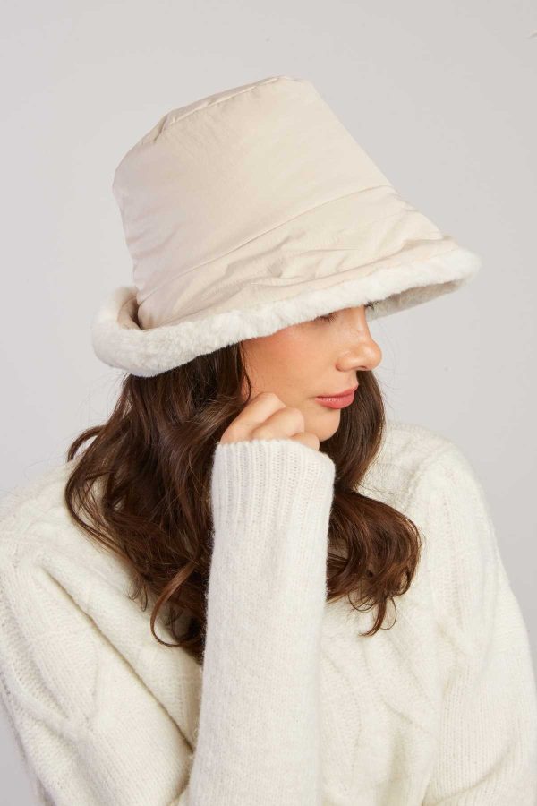Chapeau en fausse fourrure NANCY - Image 3