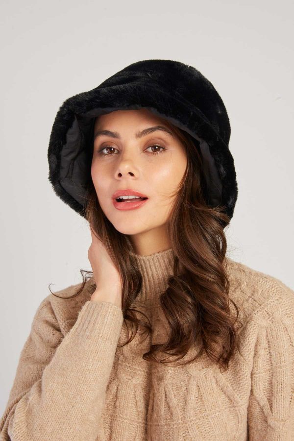 Chapeau en fausse fourrure NANCY - Image 5