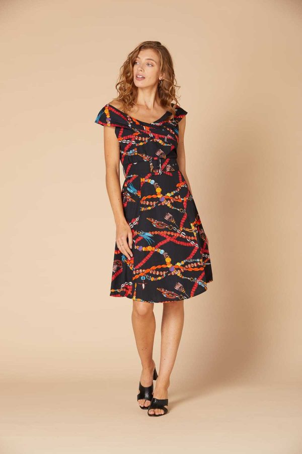 Robe sans manche en coton imprimé CALQUE - Image 3