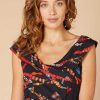 Robe sans manche en coton imprimé CALQUE - Image 4