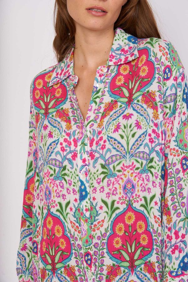 Robe chemise imprimée CHERIE - Image 4