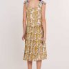 Robe midi imprimée à bretelles CHRISLA - Image 4