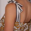 Robe midi imprimée à bretelles CHRISLA - Image 5