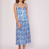 Robe midi imprimée à bretelles CHRISLA - Image 6