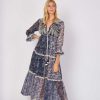 Robe longue imprimée CABRIERES