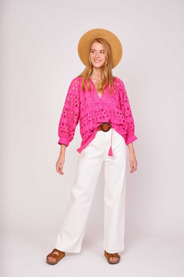 Blouse ample motif géométrique EMMA - Image 4