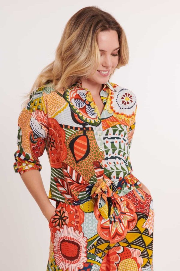 Chemise imprimée viscose ESTRELLA