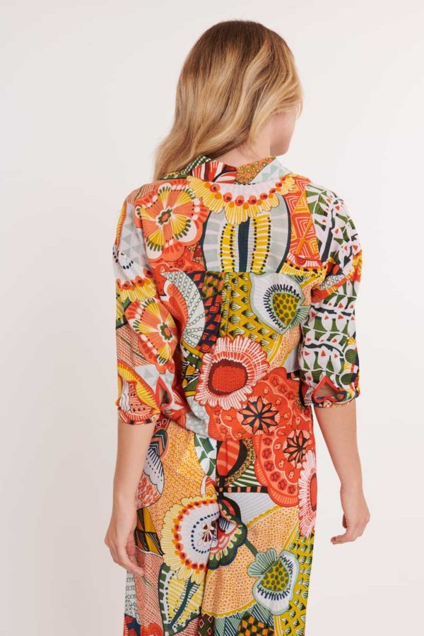 Chemise imprimée viscose ESTRELLA - Image 2