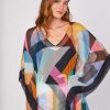 Blouse imprimée en mousseline EVANGELINE