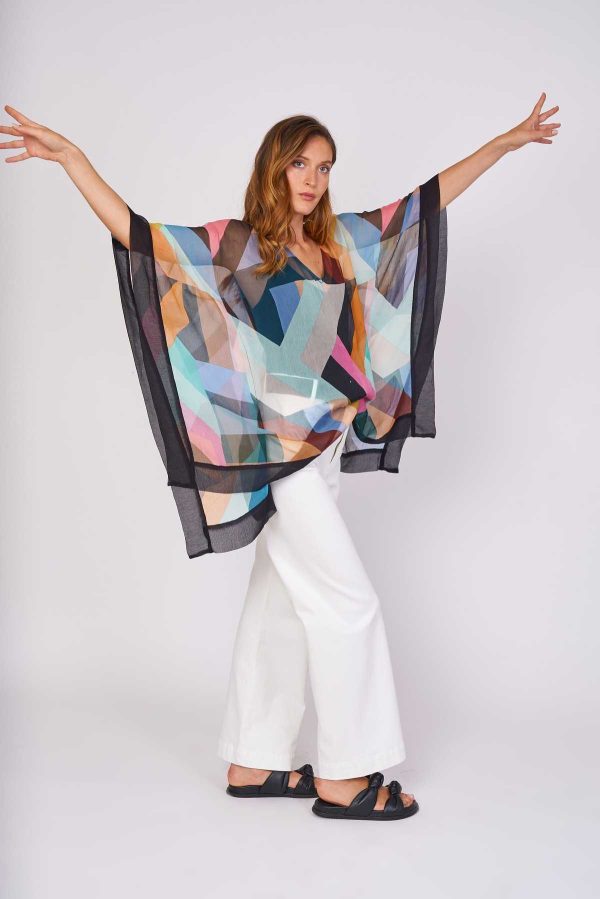 Blouse imprimée en mousseline EVANGELINE - Image 2