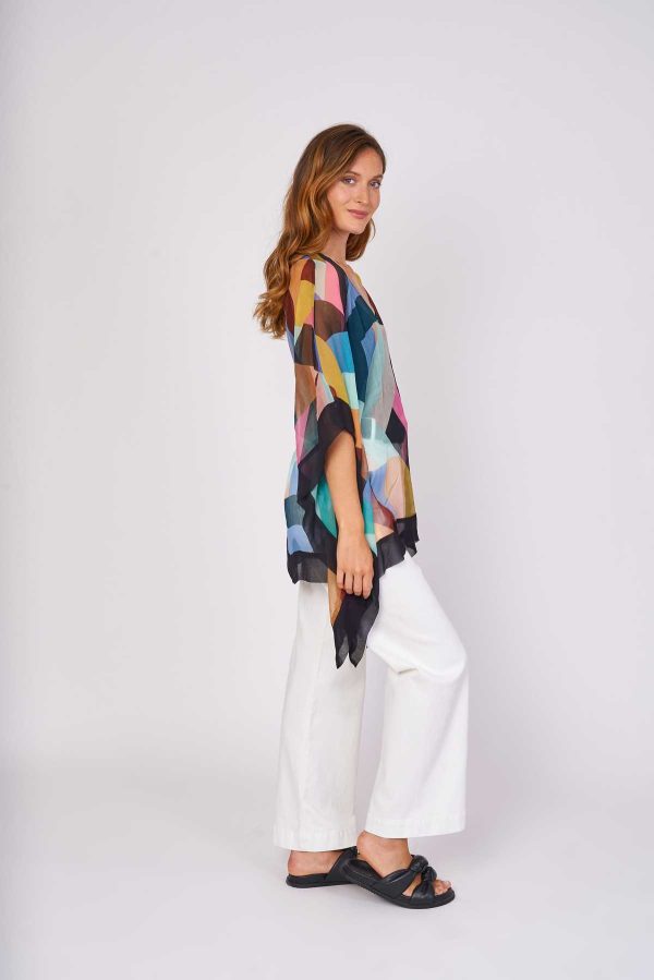 Blouse imprimée en mousseline EVANGELINE - Image 3