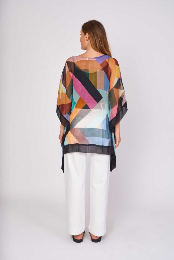 Blouse imprimée en mousseline EVANGELINE - Image 4