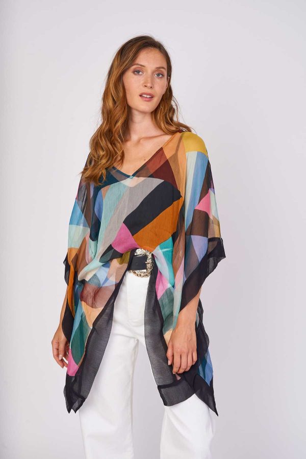 Blouse imprimée en mousseline EVANGELINE - Image 5