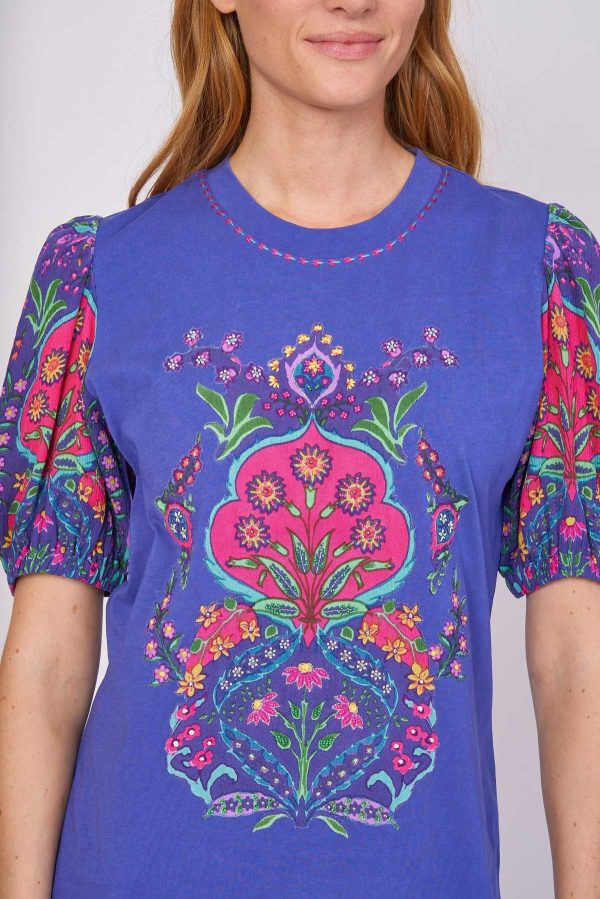 Tee-shirt motif broderies LOINTAIN - Image 4