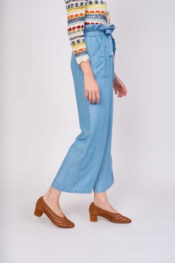 Pantalon ample en denim léger JULIA - Image 3