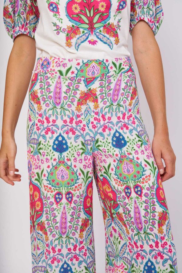 Pantalon ample imprimé viscose JOLIFLOR - Image 4