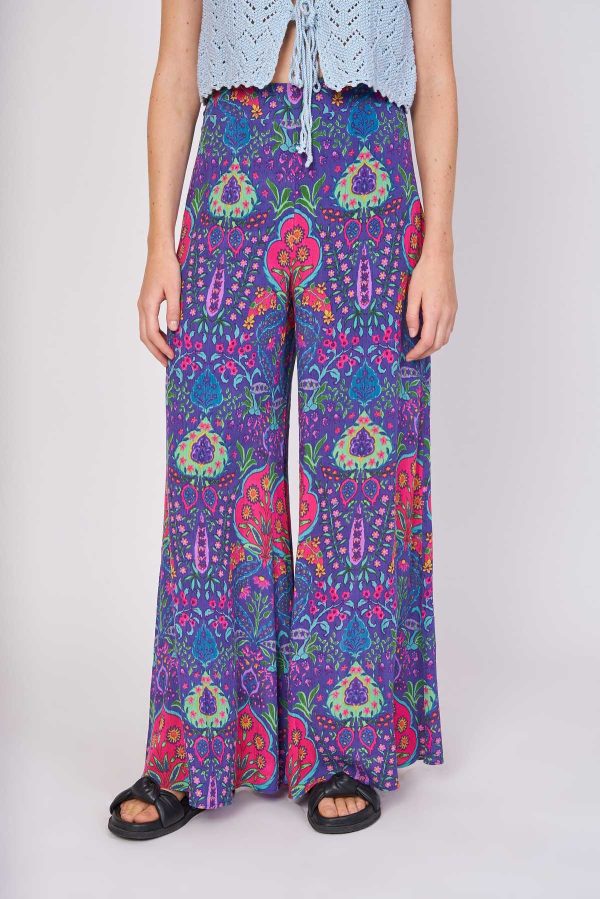 Pantalon ample imprimé viscose JOLIFLOR - Image 5