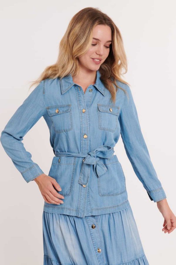 Veste en tencel léger ISATIS