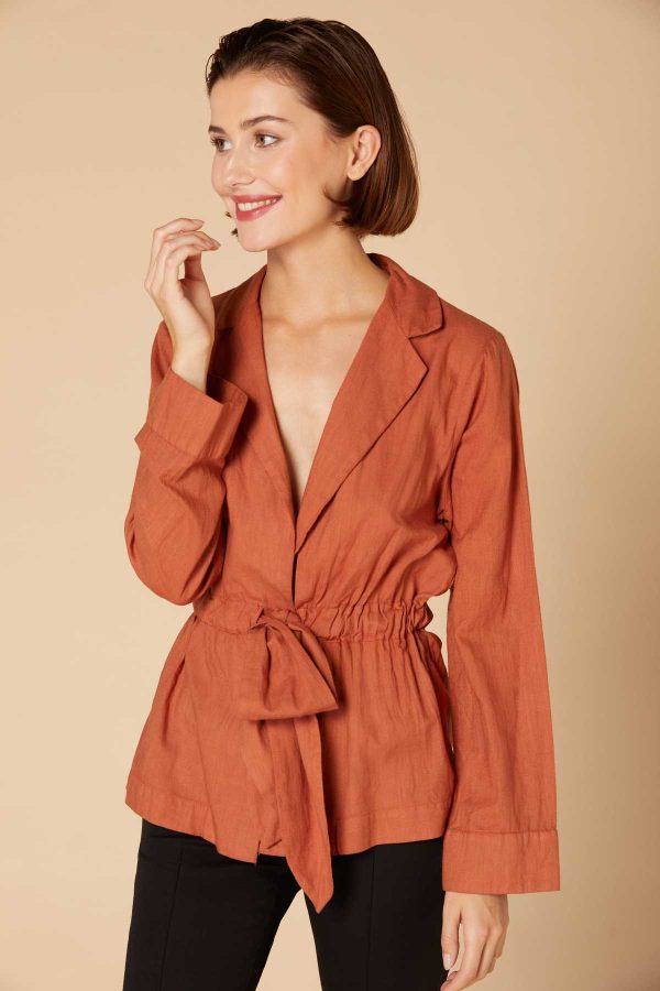 Veste saharienne en lin MATURITE