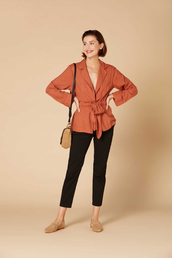 Veste saharienne en lin MATURITE - Image 2