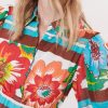 Robe maxi imprimée floral col chemise TARA - Image 5