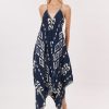 Robe longue imprimée à bretelles croisées au dos TELMA - Image 7