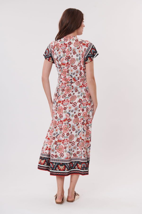 Robe longue chemise imprimée ample TIRAMITSU - Image 4