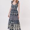 Robe longue imprimée à bretelles TIZIANA - Image 2