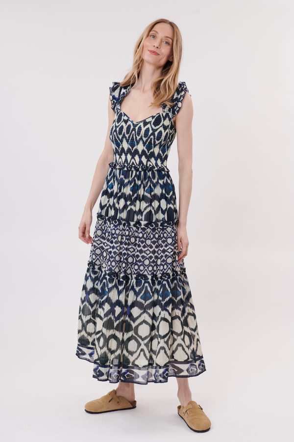 Robe longue imprimée à bretelles TIZIANA - Image 2