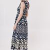 Robe longue imprimée à bretelles TIZIANA - Image 3