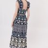 Robe longue imprimée à bretelles TIZIANA - Image 4
