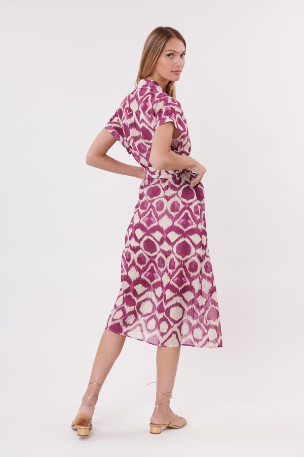 Robe chemise mi-longue imprimée TOBBY - Image 6