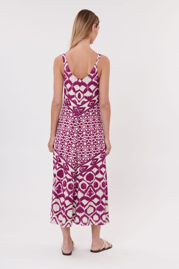 Robe longue imprimée sans manches en jersey TOCCATA - Image 3