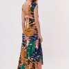 Robe longue imprimée col en V TRIBORD - Image 2